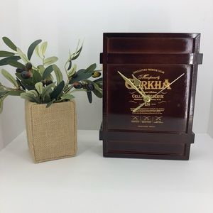 Gurkha Cigar Box Desk Clock